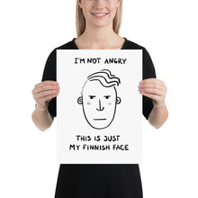 Load image into Gallery viewer, Finnish Face Male Poster