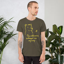 Load image into Gallery viewer, The cold never bothered me Unisex T-Shirt