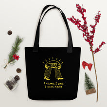 Load image into Gallery viewer, Came saw went home Tote bag