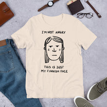 Load image into Gallery viewer, Finnish Face Female Unisex T-Shirt