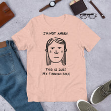 Load image into Gallery viewer, Finnish Face Female Unisex T-Shirt