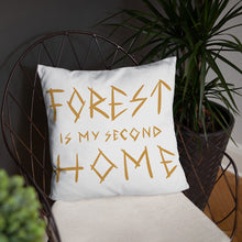 Load image into Gallery viewer, Forest is my 2nd Home Basic Pillow