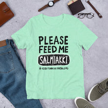 Load image into Gallery viewer, Feed Me Salmiakki Unisex T-Shirt
