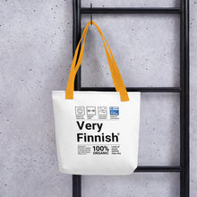 Load image into Gallery viewer, Very Finnish Tote bag