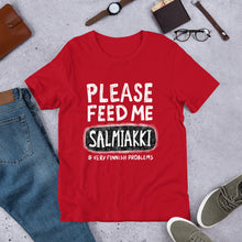 Load image into Gallery viewer, Feed Me Salmiakki Unisex T-Shirt