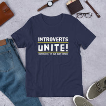 Load image into Gallery viewer, Introverts Unite Unisex T-Shirt