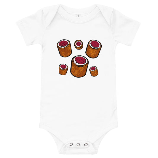 Runeberg Torte Finnish Food Baby Bodysuit - alternate view - Very Finnish Problems