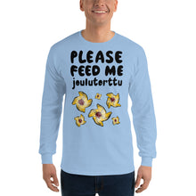 Load image into Gallery viewer, Feed me joulutorttu Men’s Long Sleeve Shirt