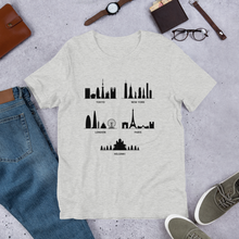 Load image into Gallery viewer, Helsinki Skyline Unisex T-Shirt