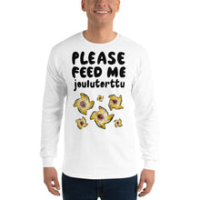 Load image into Gallery viewer, Feed me joulutorttu Men’s Long Sleeve Shirt