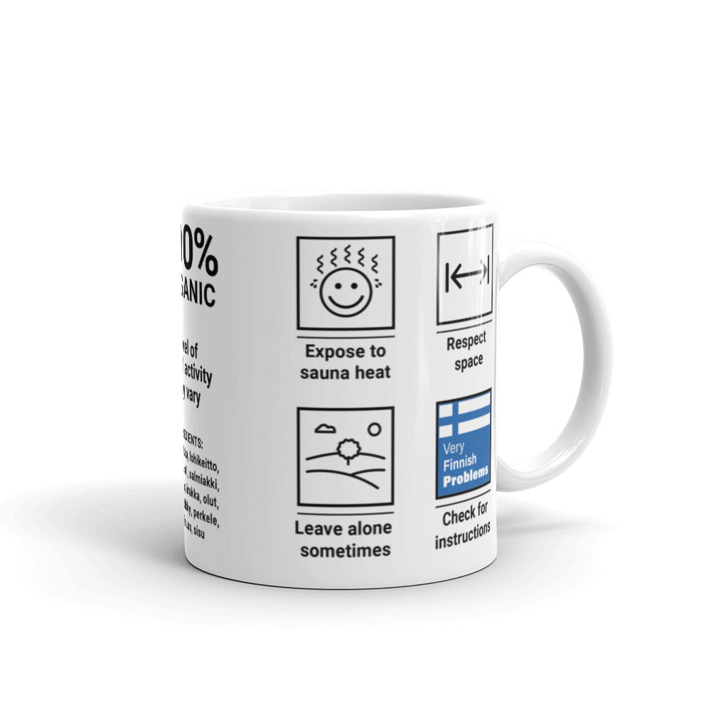 Very Finnish Service Manual Winter Mug - alternate view - Very Finnish Problems