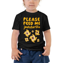 Load image into Gallery viewer, Feed me Joulutorttu Toddler Short Sleeve Tee