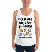 Load image into Gallery viewer, Feed Me Karjalanpiirakka Unisex Tank Top