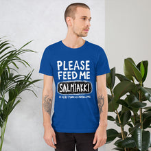 Load image into Gallery viewer, Feed Me Salmiakki Unisex T-Shirt