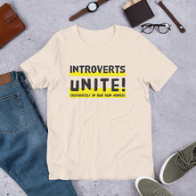 Load image into Gallery viewer, Introverts Unite Unisex T-Shirt