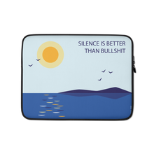 Load image into Gallery viewer, Silence is Better Laptop Sleeve