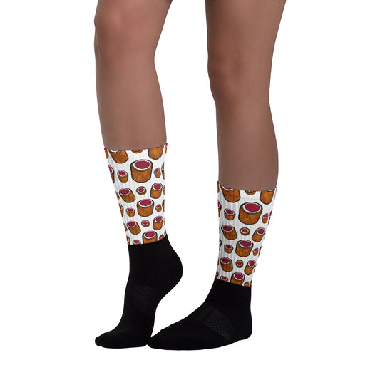 Runeberg Torte Finnish Food Socks - alternate view - Very Finnish Problems