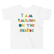 Load image into Gallery viewer, I'm Smiling On The Inside Toddler Short Sleeve Tee