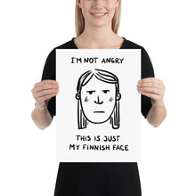 Load image into Gallery viewer, Finnish Face Female Poster