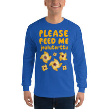 Load image into Gallery viewer, Feed me joulutorttu Men’s Long Sleeve Shirt
