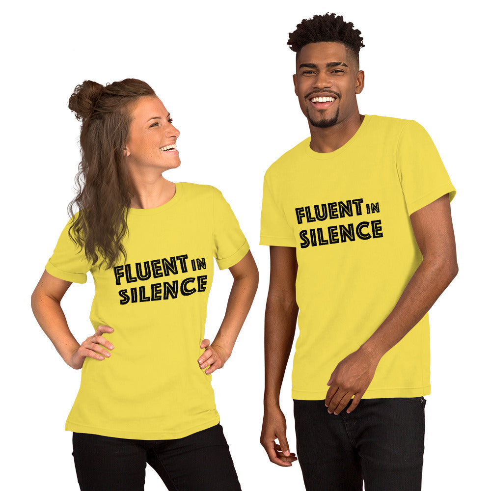 Fluent in Silence Finnish Introvert T-Shirt - Finnish t-shirt from Very Finnish Problems