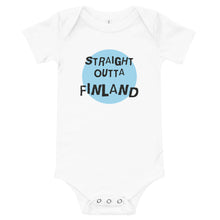 Load image into Gallery viewer, Straight outta Finland Baby Bodysuit