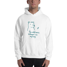 Load image into Gallery viewer, The cold never bothered me... Unisex Hoodie