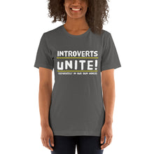 Load image into Gallery viewer, Introverts Unite Unisex T-Shirt