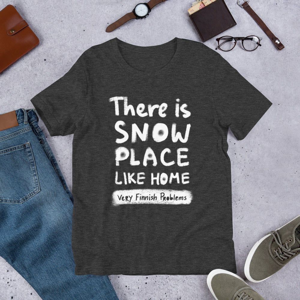 Snow Place Like Home Finnish Winter T-Shirt - Finnish t-shirt from Very Finnish Problems