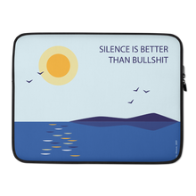 Load image into Gallery viewer, Silence is Better Laptop Sleeve