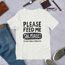 Load image into Gallery viewer, Feed Me Salmiakki Unisex T-Shirt