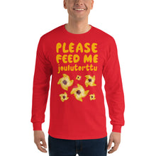 Load image into Gallery viewer, Feed me joulutorttu Men’s Long Sleeve Shirt