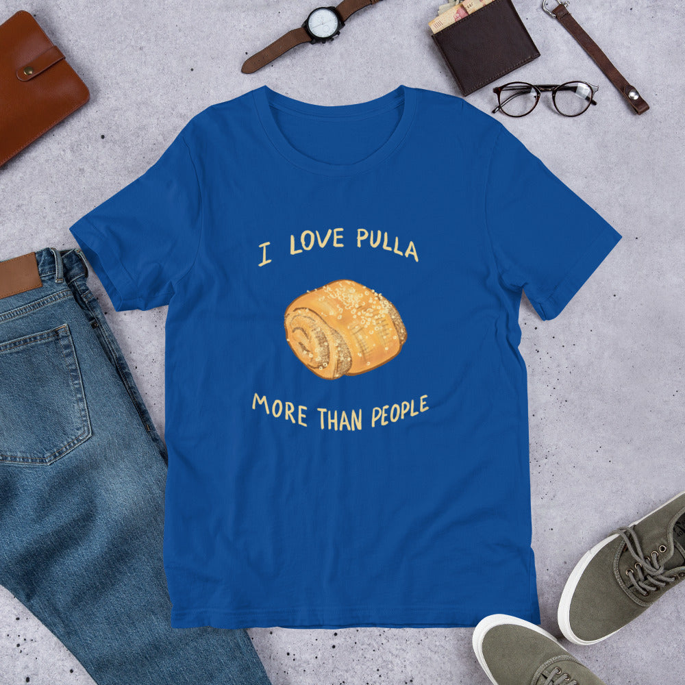 I Love Pulla Finnish Food T-Shirt - Finnish t-shirt from Very Finnish Problems