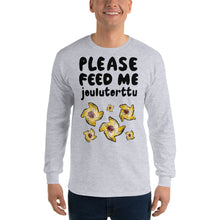 Load image into Gallery viewer, Feed me joulutorttu Men’s Long Sleeve Shirt