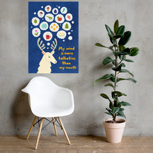 Load image into Gallery viewer, My mind is more talkative... Poster