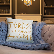 Load image into Gallery viewer, Forest is my 2nd Home Basic Pillow