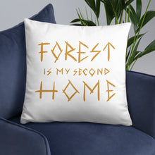 Load image into Gallery viewer, Forest is my 2nd Home Basic Pillow
