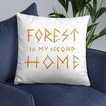 Load image into Gallery viewer, Forest is my 2nd Home Basic Pillow
