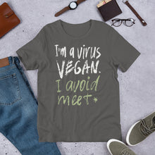Load image into Gallery viewer, Virus Vegan Unisex T-Shirt