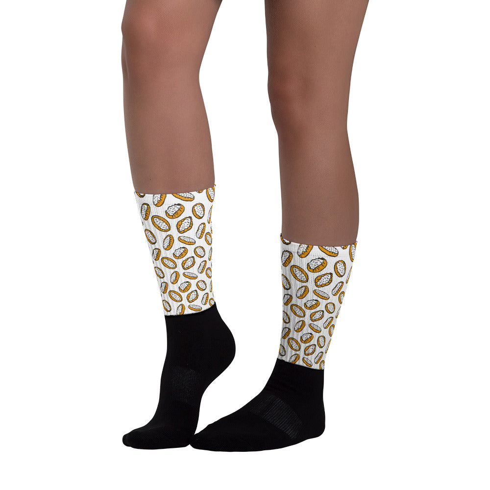 Karjalanpiirakka Finnish Food Socks - alternate view - Very Finnish Problems