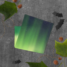 Load image into Gallery viewer, Northern Lights (Emerald) Face covering