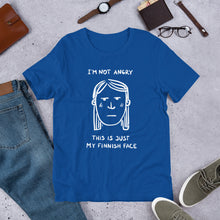 Load image into Gallery viewer, Finnish Face Female Unisex T-Shirt