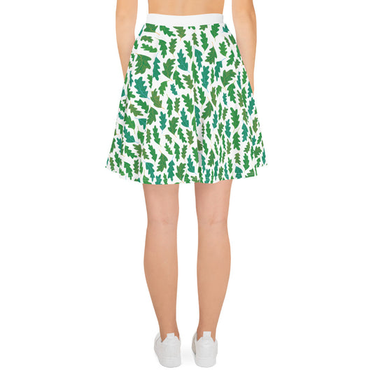 Forest Leaves Skater Finnish Nature Skirt - alternate view - Very Finnish Problems