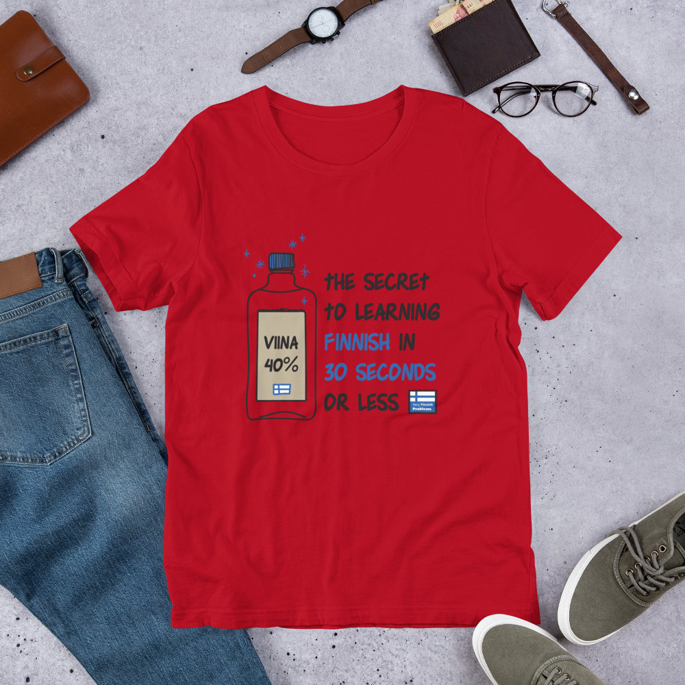 Secrets of Finnish Revealed Food T-Shirt - Finnish t-shirt from Very Finnish Problems