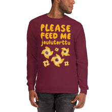 Load image into Gallery viewer, Feed me joulutorttu Men’s Long Sleeve Shirt