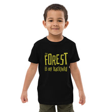 Load image into Gallery viewer, Forest is my backyard Organic cotton kids t-shirt