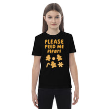 Load image into Gallery viewer, Feed me pipari Organic cotton kids t-shirt