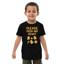 Load image into Gallery viewer, Feed me pipari Organic cotton kids t-shirt