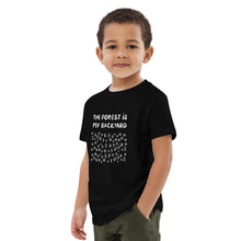 Load image into Gallery viewer, Forest is my backyard Organic cotton kids t-shirt