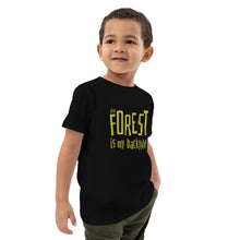 Load image into Gallery viewer, Forest is my backyard Organic cotton kids t-shirt